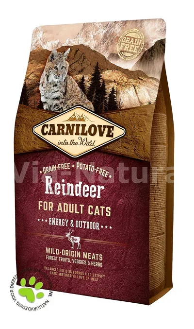 CARNILOVE REINDEER ENERGY & OUTDOOR 2 KG